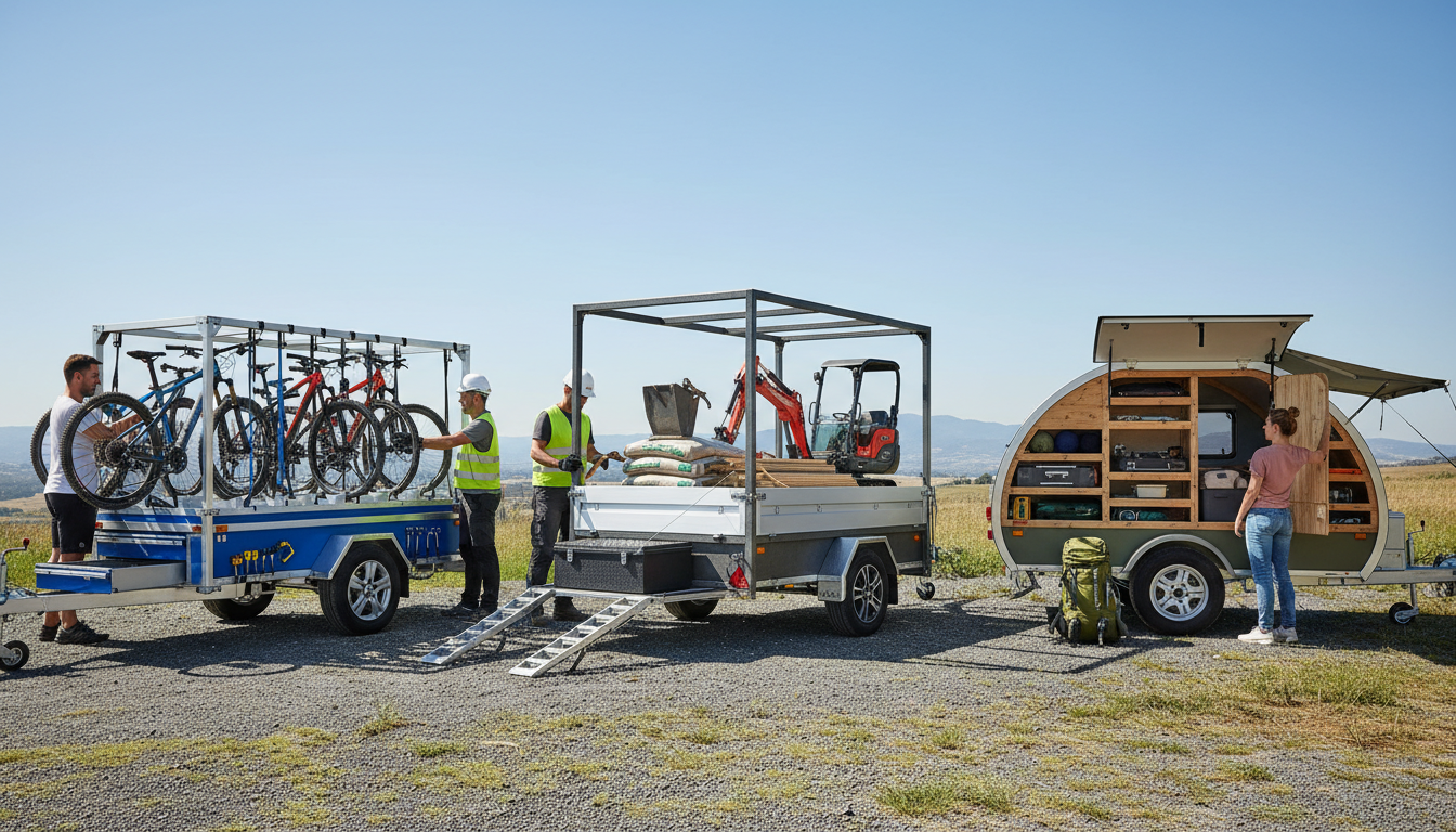 découvrez les avantages d'une remorque sur mesure, parfaitement adaptée à vos besoins spécifiques pour optimiser le transport, la sécurité et la praticité au quotidien.